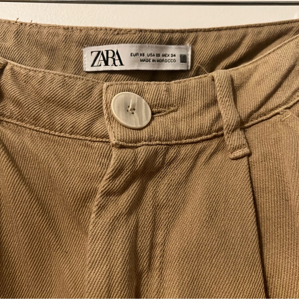 Zara twill wide leg chino - Picture 2 of 3